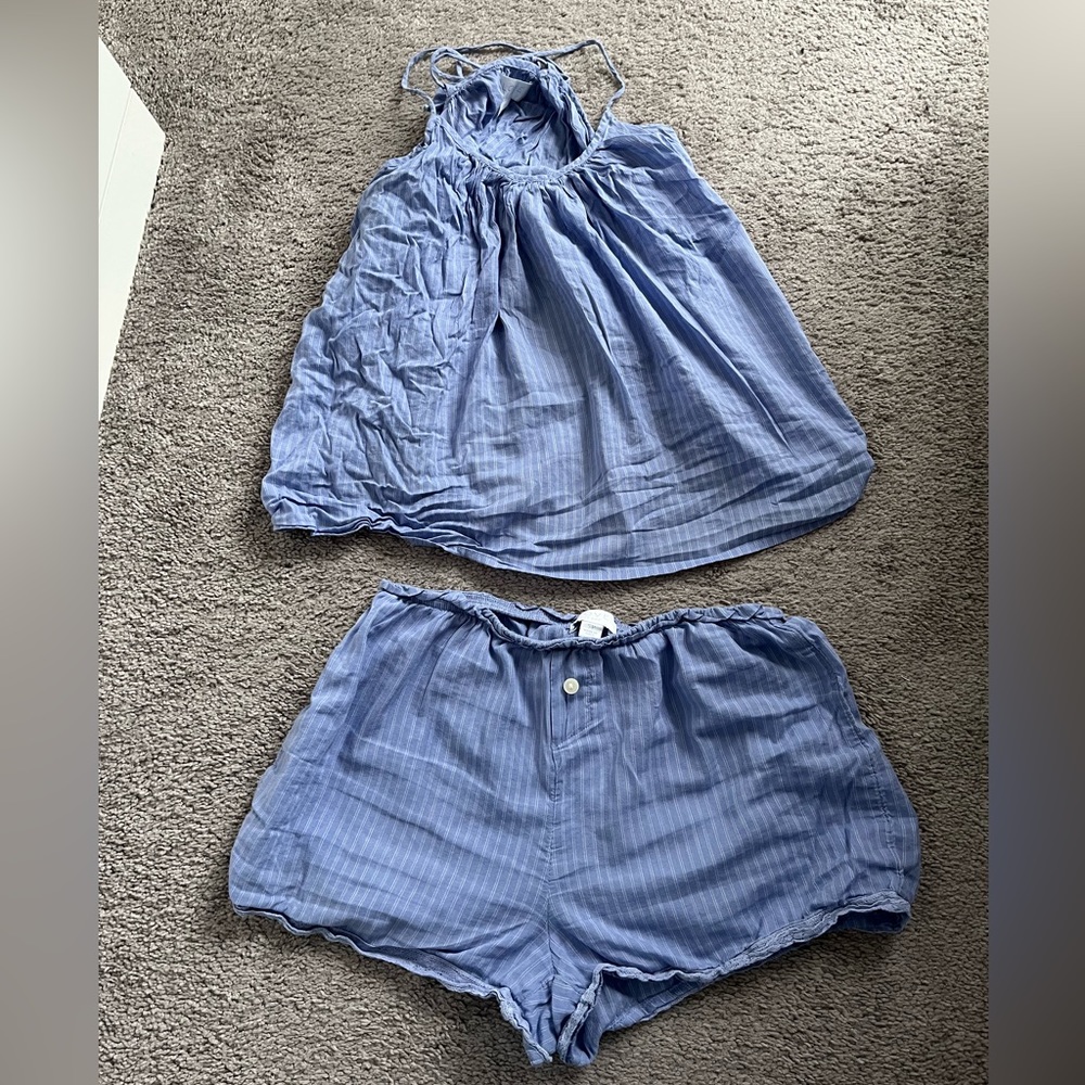 Gap Stripe Pajamas Set